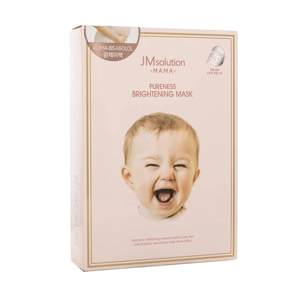 JM SOLUTION MAMA PURENESS BRIGHTENING MASK SET PLUS 10 PCS