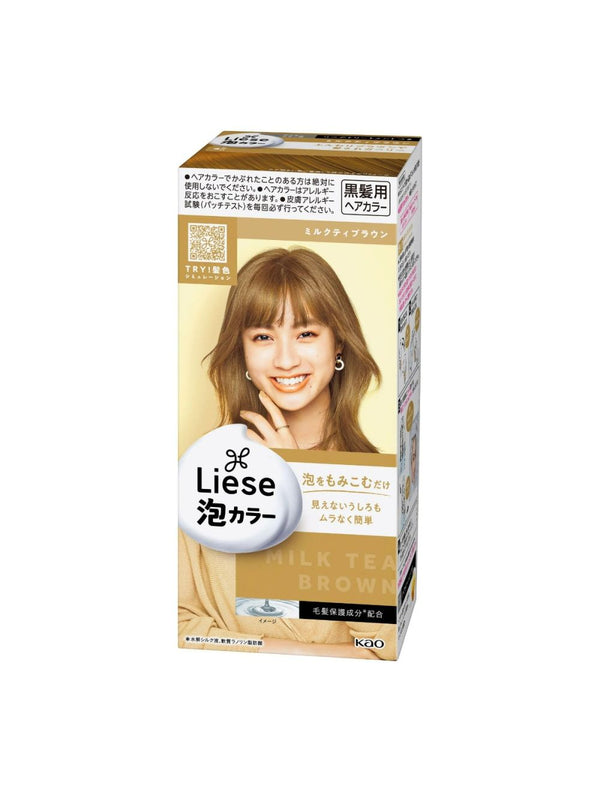 KAO LIESE PRETTIA BUBBLE HAIR COLOR MILK TEA BROWN