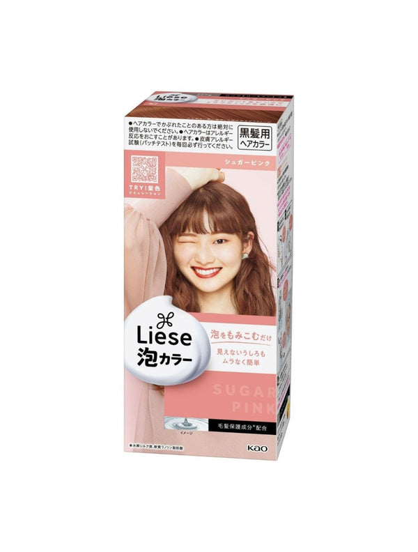 KAO LIESE PRETTIA BUBBLE HAIR COLOR SUGAR PINK
