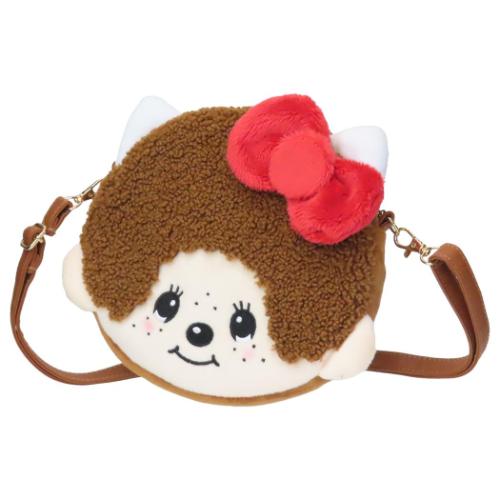 MONCHHICHI X HELLO KITTY FACE SHOULDER BAG