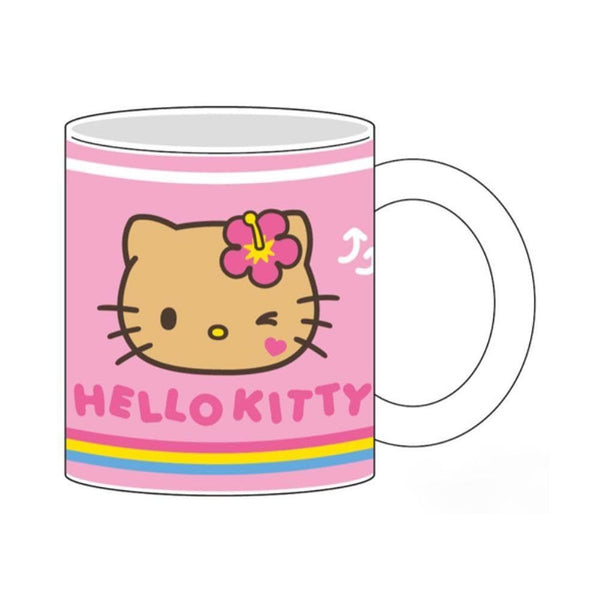 SANRIO Hello Kitty (Sunburn Series) Mug Cup Pink