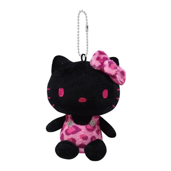 SANRIO Hello Kitty Ball Chain Mascot Leopard Print BK