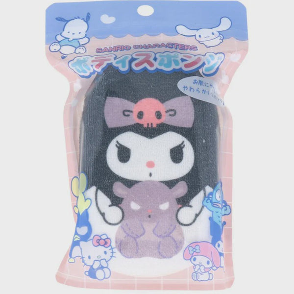 SANRIO CARTOON BATH SPONGE KUROMI