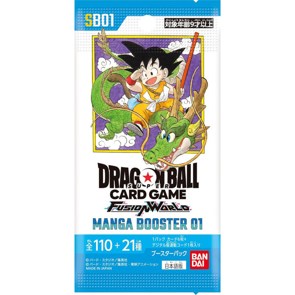 DRAGON BALL MANGA BOOSTER 01 SINGLE PACK