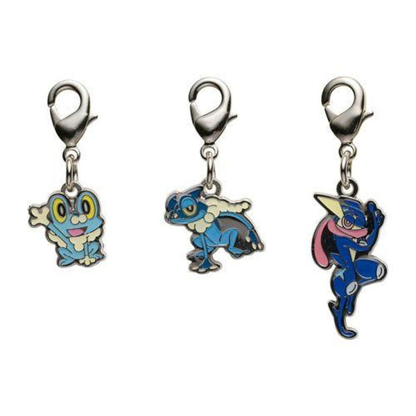 Pokemon Center 2024 Metal Charm # 656 657 658 Froakie Frogadier Greninja