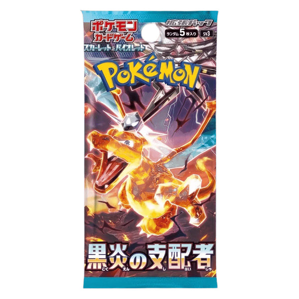 POKEMON TCG SV3 RULER OF BLACK FLAME SINGLE PACK