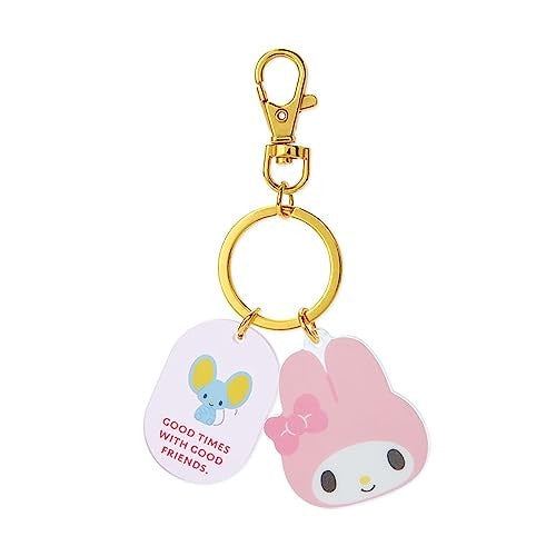 Sanrio Acrylic Face Shaped Keychain - My Melody