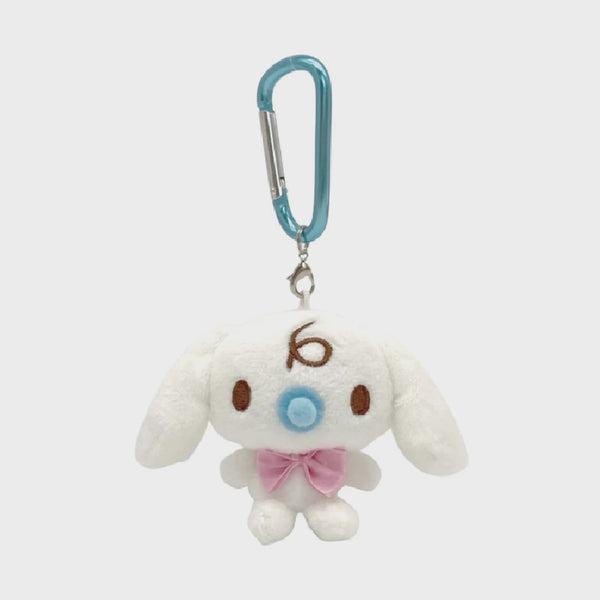 Sanrio Mini Mascot & Carabiner - Cinnamoroll Milk Smile