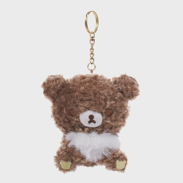 SAN-X RILAKKUMA CHAIROIKOGUMA COCOA SMALL PLUSH CHAIN