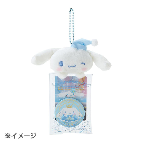 SANRIO ORIGINAL CLEAR CASE WITH MASCOT - CINNAMOROLL SLEEPY TIME
