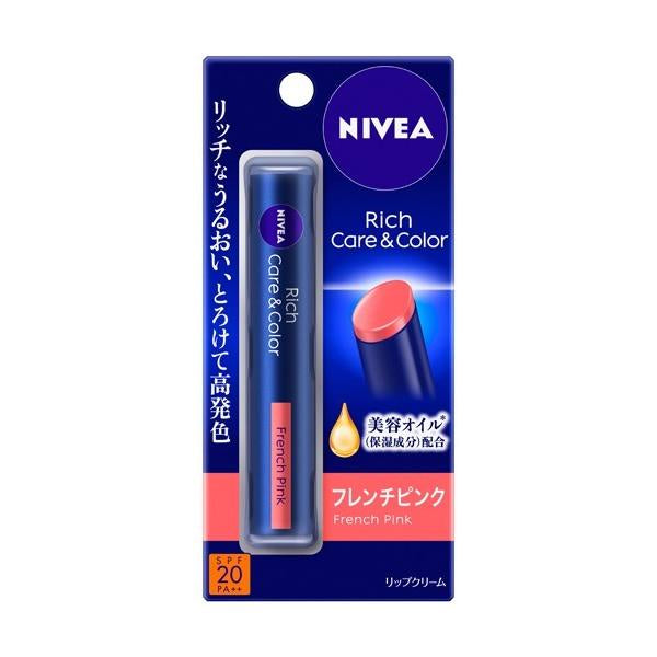 Nivea Rich Care & Color Lip French Pink 2g