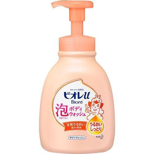 Biore u Foaming Body Wash, Moisturizing, Pump, 600ml