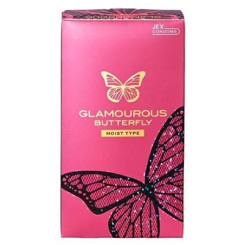GLAMOROUS BUTTERFLY GEX CONDOM MOIST TYPE 12 PIECES