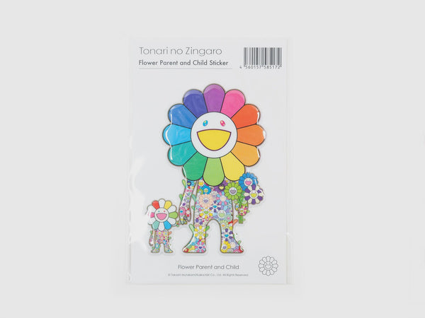 TAKASHI MURAKAMI  FLOWER PARENT AND  CHILD A BUBBLINGLY  STICKER