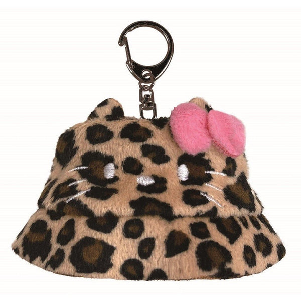 SANRIO T's Factory Sanrio Bucket Hat Keychain Kitty Leopard