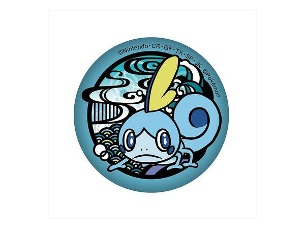 POKEMON:KIRIE SERIES WASHI CAN BADGE SOBBLE