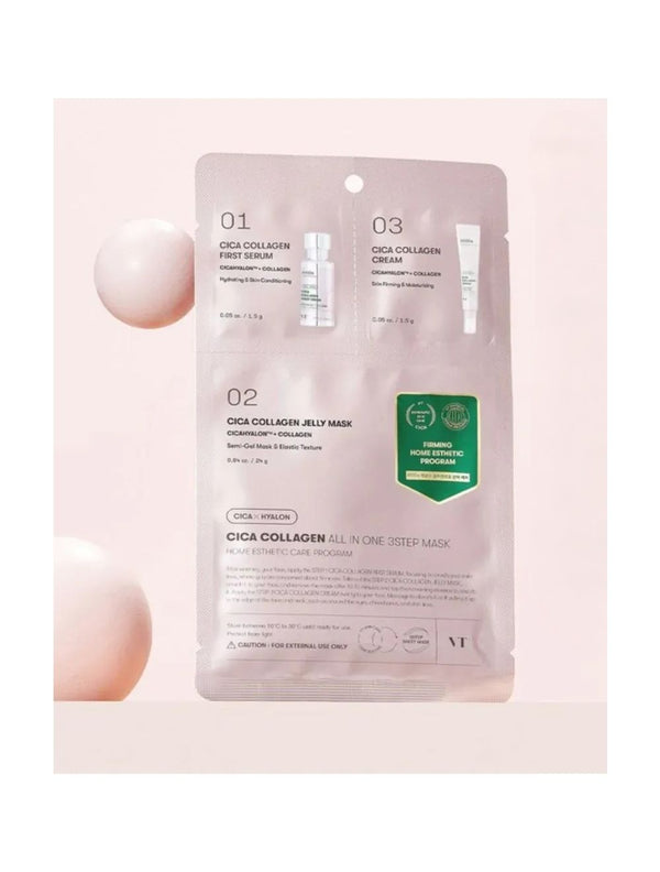 VT CICA COLLAGEN ALL IN ONE 3STEP MASK (1.5G+1.5G+25G)