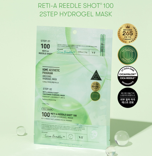 VT RETI-A REEDLE SHOT 100 2STEP HYDROGEL MASK (1.5G+33G)